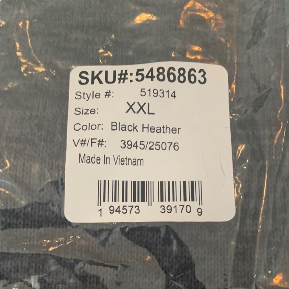 Lands' End Gray Zip-Up Jacket XXL
